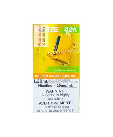 Kraze Kraze LUNA Luxury 42k Puff Rechargeable Disposable AB Golden Cantaloupe Ice Kraze Kraze LUNA Luxury 42k Puff Rechargeable Disposable AB Golden Cantaloupe Ice