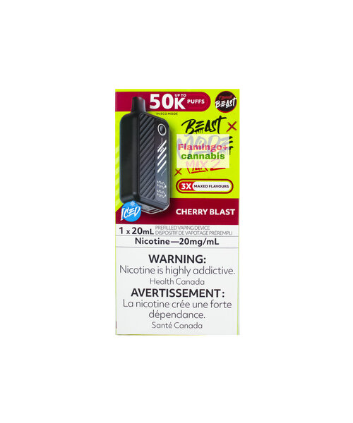 Flavour Beast Beast Mode Max 2 50k Puff Disposable AB Cherry Blast