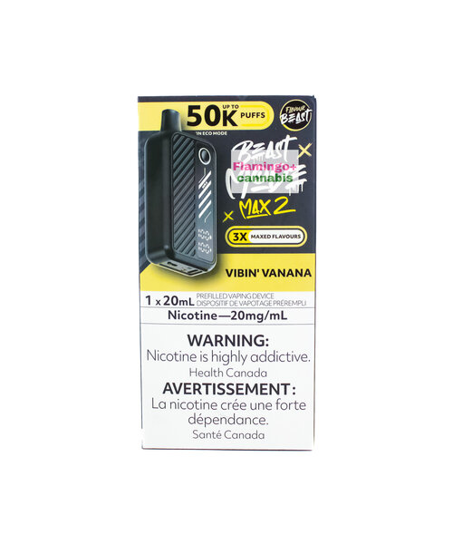 Flavour Beast Beast Mode Max 2 50k Puff Disposable AB Vibin' Vanana