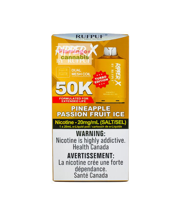 RufPuf RufPuf Ripper-X Pre-Filled Pod 50k Pineapple Passionfruit Ice AB RufPuf RufPuf Ripper-X Pre-Filled Pod 50k Pineapple Passionfruit Ice AB