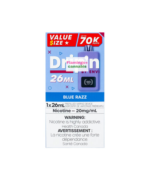 Drip'N Super Value 26ml Disposable 70k Puffs AB Blue Razz