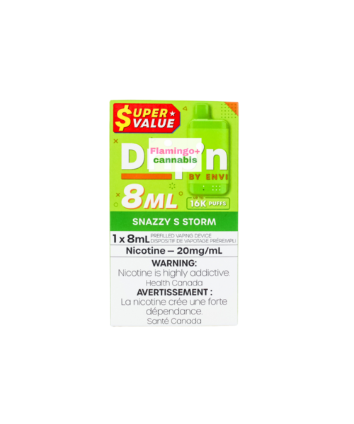 Drip'N Super Value 8ml Disposable 16k Puffs AB Snazzy S Storm