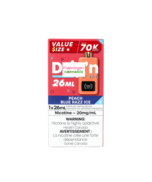 Drip'N Super Value 26ml Disposable 70k Puffs AB Peach Blue Razz