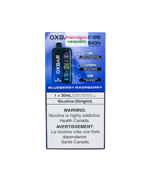 OXBAR TriFusion Rechargeable Disposable 30mL AB Blueberry Raspberry