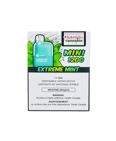 OXBAR OXBAR Mini 1200 Puff Disposable AB Extreme Mint OXBAR OXBAR Mini 1200 Puff Disposable AB Extreme Mint