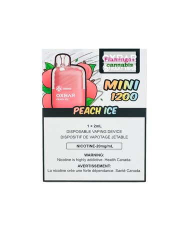 OXBAR OXBAR Mini 1200 Puff Disposable AB Peach Ice OXBAR OXBAR Mini 1200 Puff Disposable AB Peach Ice