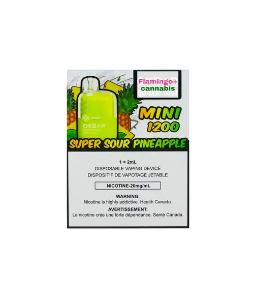 OXBAR Mini 1200 Puff Disposable AB Super Sour Pineapple