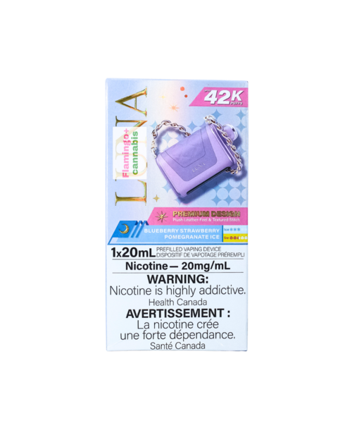 Kraze LUNA Luxury 42k Puff Rechargeable Disposable AB Blueberry Strawberry Pomegranate Ice