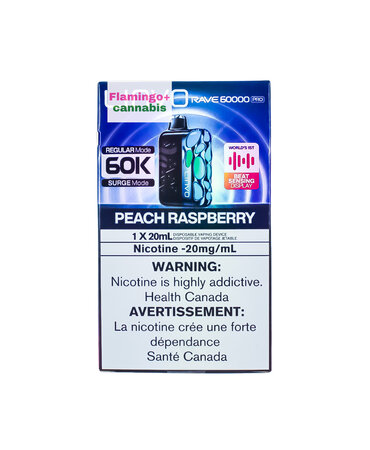 LINVO LINVO Rave Pro Beat Sensing Disposable 60k Puff AB Peach Raspberry LINVO LINVO Rave Pro Beat Sensing Disposable 60k Puff AB Peach Raspberry