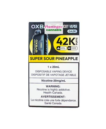 OXBAR OXBAR G42K Rechargeable Disposable Super Sour Pineapple AB OXBAR OXBAR G42K Rechargeable Disposable Super Sour Pineapple AB