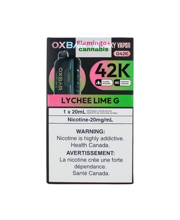 OXBAR OXBAR G42K Rechargeable Disposable AB Lychee Lime G OXBAR OXBAR G42K Rechargeable Disposable AB Lychee Lime G