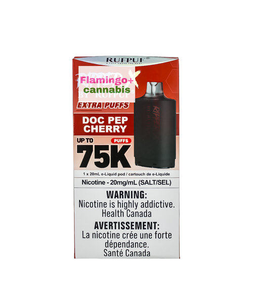 RufPuf Ripper-X Pre-Filled Pod 75k Puff AB Doc Pep Cherry