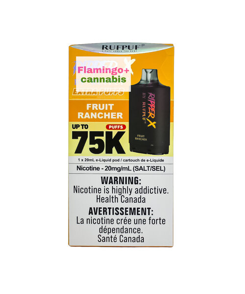 RufPuf Ripper-X Pre-Filled Pod 75k Puff AB Fruit Rancher