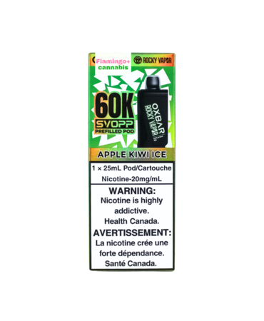 OXBAR OXBAR SVOPP Pre-Filled Pod 60k Puff AB Apple Kiwi Ice OXBAR OXBAR SVOPP Pre-Filled Pod 60k Puff AB Apple Kiwi Ice