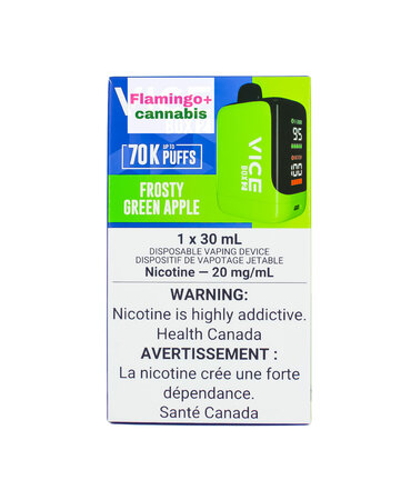 VICE Vice Box 2 Rechargeable Disposable 20mg 70k Puff AB Frosty Green Apple VICE Vice Box 2 Rechargeable Disposable 20mg 70k Puff AB Frosty Green Apple