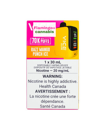 VICE Vice Box 2 Rechargeable Disposable 20mg 70k Puff AB Razz Mango Punch Ice