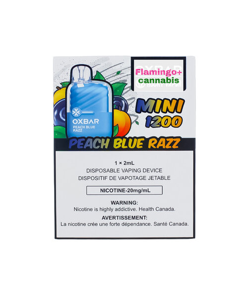 OXBAR Mini 1200 Puff Disposable AB Peach Blue Razz