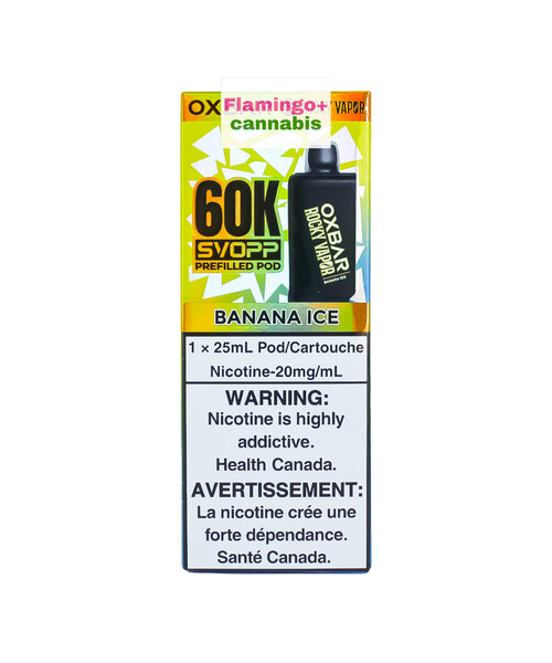 OXBAR SVOPP Pre-Filled Pod 60k Puff AB Banana Ice