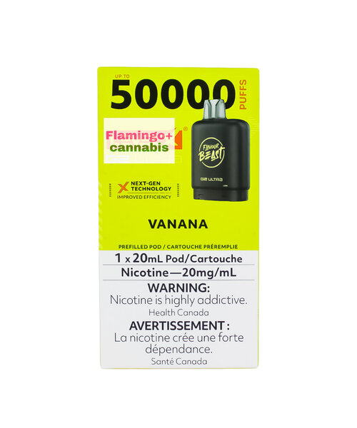 Flavour Beast Level-X G2 Ultra 50k Puff Pre-Filled Pod AB Vanana