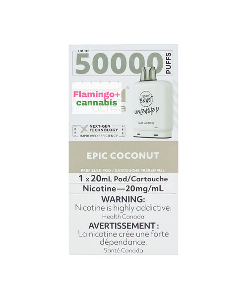 Flavour Beast Level-X G2 Ultra UNLEASHED Pre-Filled Pod 50k Puff AB Epic Coconut