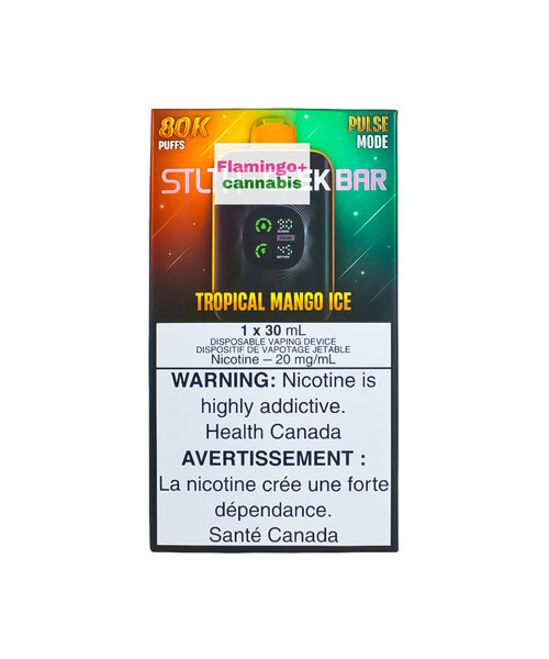 STLTH X GEEK BAR 80k Puff Rechargeable Disposable AB Tropical Mango Ice