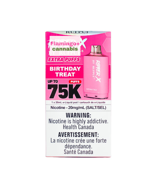 RufPuf Ripper-X Pre-Filled Pod 75k Puff AB Birthday Treat