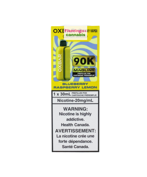 Rocky Vapor x OXBAR MAGLINK 90k Puff Pre-Filled Pod AB Blueberry Raspberry Lemon