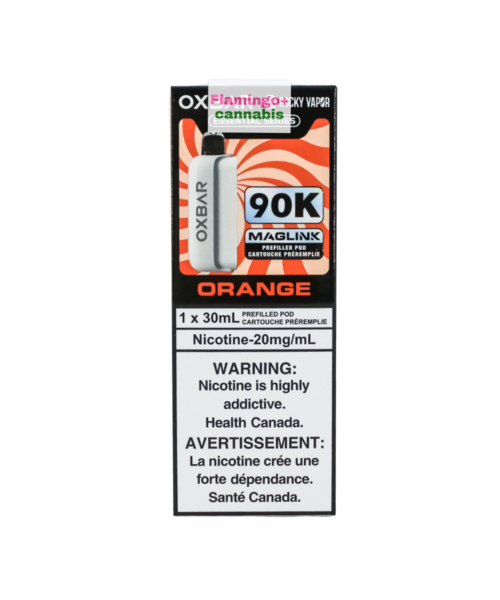Rocky Vapor x OXBAR MAGLINK 90k Puff Pre-Filled Pod AB Orange
