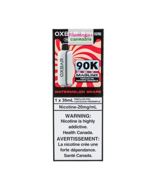 Rocky Vapor x OXBAR MAGLINK 90k Puff Pre-Filled Pod AB Watermelon Grape
