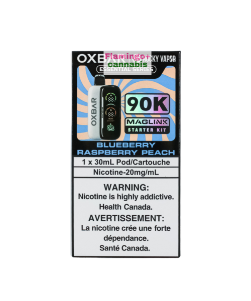 Rocky Vapor x OXBAR MAGLINK 90k Puff Starter Kit AB Blueberry Raspberry Peach
