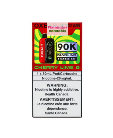 Rocky Vapor x OXBAR Rocky Vapor x OXBAR MAGLINK 90k Puff Starter Kit AB Cherry Lime G Rocky Vapor x OXBAR Rocky Vapor x OXBAR MAGLINK 90k Puff Starter Kit AB Cherry Lime G