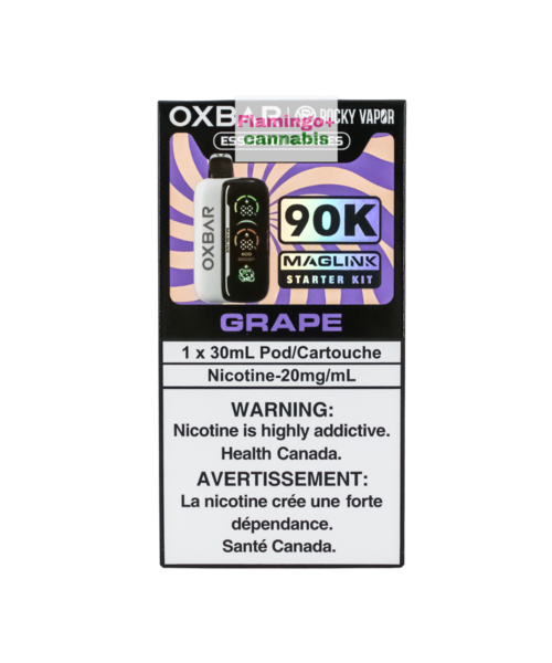 Rocky Vapor x OXBAR MAGLINK 90k Puff Starter Kit AB Grape
