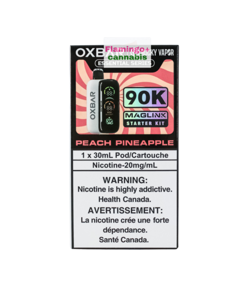 Rocky Vapor x OXBAR MAGLINK 90k Puff Starter Kit AB Peach Pineapple