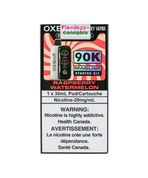 Rocky Vapor x OXBAR MAGLINK 90k Puff Starter Kit AB Raspberry Watermelon