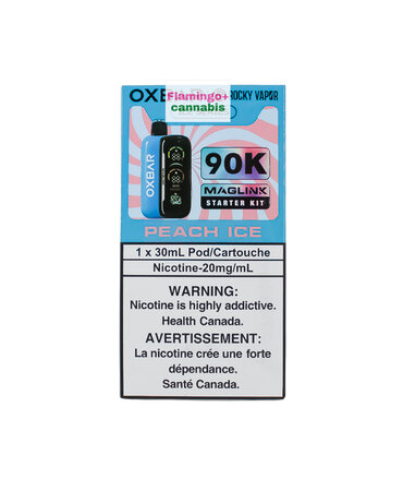 Rocky Vapor x OXBAR Rocky Vapor x OXBAR MAGLINK 90k Puff Starter Kit AB Peach Ice