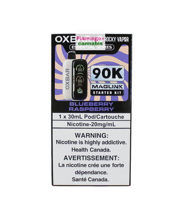 Rocky Vapor x OXBAR Rocky Vapor x OXBAR MAGLINK 90k Puff Starter Kit AB Blue Razz