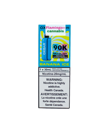 Rocky Vapor x OXBAR Rocky Vapor x OXBAR MAGLINK 90k Puff Pre-Filled Pod AB Banana Ice
