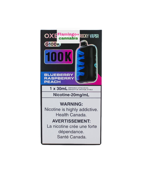 OXBAR G100k Rechargeable Disposable AB Blueberry Raspberry Peach