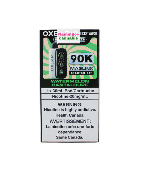 Rocky Vapor x OXBAR MAGLINK 90k Puff Starter Kit AB Watermelon Cantaloupe