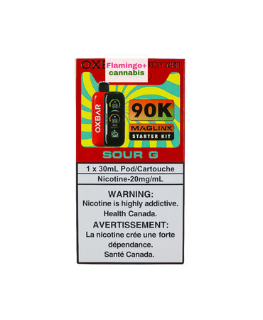 Rocky Vapor x OXBAR Rocky Vapor x OXBAR MAGLINK 90k Puff Starter Kit AB Sour G