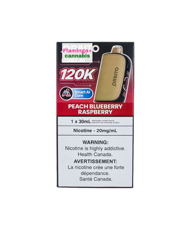 ORBITO ORBITO Lumo AI 120k Puff Rechargeable Disposable AB Peach Blueberry Raspberry