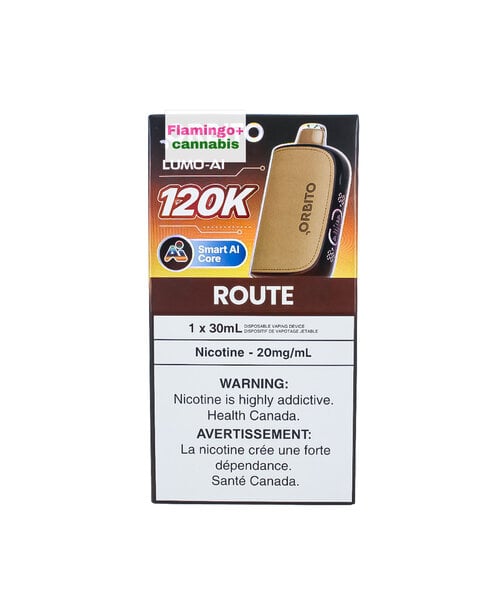 ORBITO Lumo AI 120k Puff Rechargeable Disposable AB Route