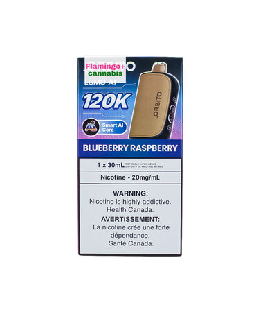 ORBITO ORBITO Lumo AI 120k Puff Rechargeable Disposable AB Blueberry Raspberry
