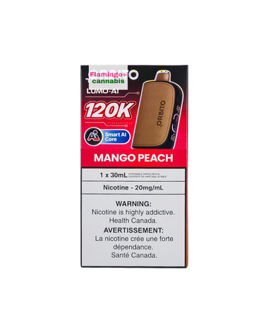 ORBITO ORBITO Lumo AI 120k Puff Rechargeable Disposable AB Mango Peach