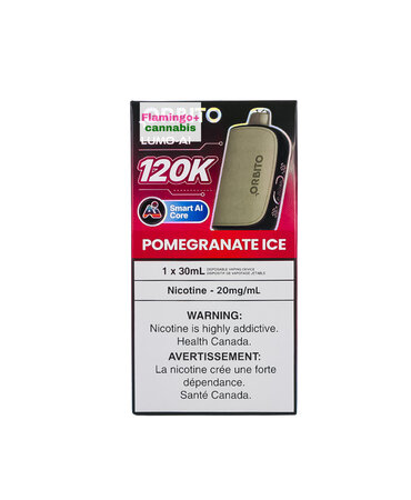 ORBITO ORBITO Lumo AI 120k Puff Rechargeable Disposable AB Pomegranate Ice