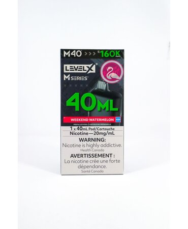 Flavour Beast Flavour Beast Level-X M Series Pre-Filled Pod 40ml 160k Puff AB Weekend Watermelon Ice