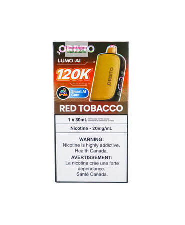 ORBITO ORBITO Lumo AI 120k Puff Rechargeable Disposable AB Red Tobacco