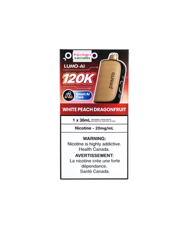 ORBITO ORBITO Lumo AI 120k Puff Rechargeable Disposable AB White Peach Dragonfruit