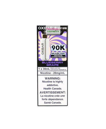 Rocky Vapor x OXBAR Rocky Vapor x OXBAR MAGLINK 90k Puff Pre-Filled Pod AB Blueberry Grape