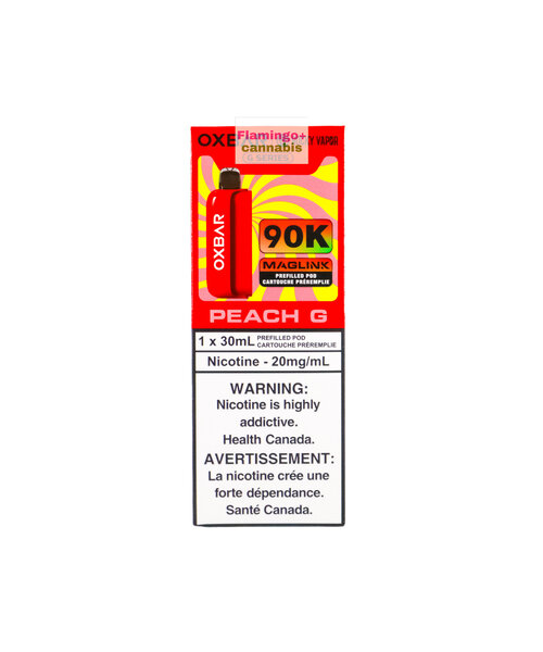 Rocky Vapor x OXBAR MAGLINK 90k Puff Pre-Filled Pod AB Peach G